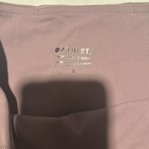 Athleta purple rise up 7/8 length legging - Picture 4 of 4
